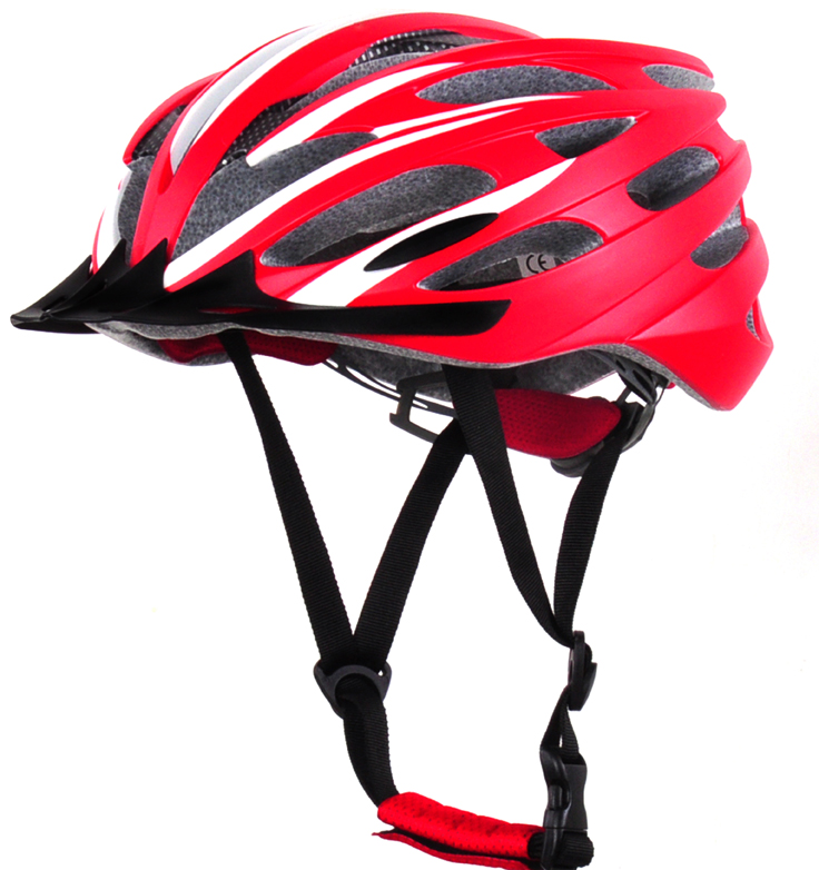 Factory price MTB bike helmet CE approved in-mold cycle helmet with removable visor