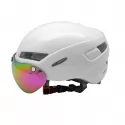 Factory price time trial bike helmet cool road racing helmet with magnetic visor