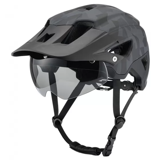 CE&Cpsc Certificated Mountain Bike Helmet MTB with Magnetic PC Goggle