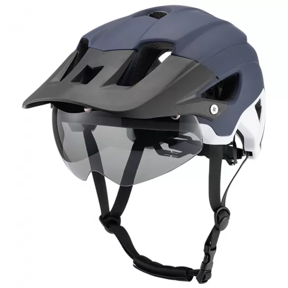 CE&Cpsc Certificated Mountain Bike Helmet MTB with Magnetic PC Goggle