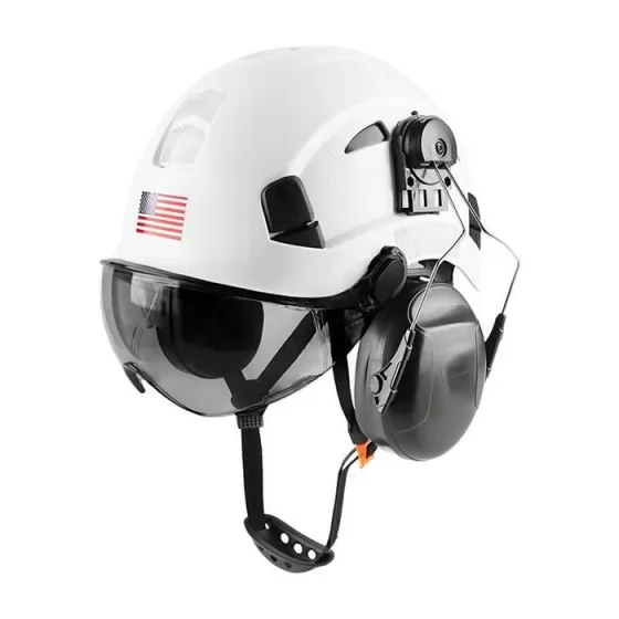 Vented standard safety helmet construction industrial abs safety helmet with CE ANSI