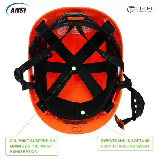 Vented standard safety helmet construction industrial abs safety helmet with CE ANSI