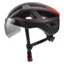 Outdoor Sports Bicycle Helmet with Rear LED Lights Magnetic Goggles Bike Riding Helmet