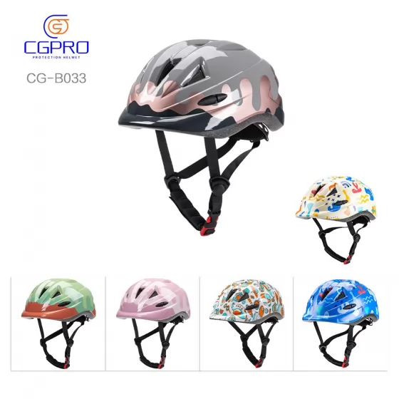 Kids Child Safety Bike Helmet PC Cartoon Child Cycling Helmet CE Cpsc