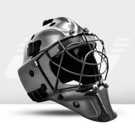 High strength Carbon fiber floorball hockey helmet with comfort padding