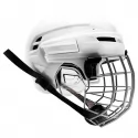 Senior Ice Hockey Helmet Full Face Protection Combo Ice Hockey Helmet Player Helmet with 3D Printed Liner A3 Steel cage