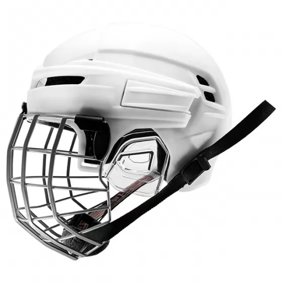 Senior Ice Hockey Helmet Full Face Protection Combo Ice Hockey Helmet Player Helmet with 3D Printed Liner A3 Steel cage