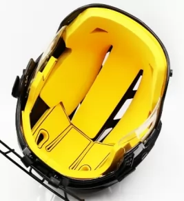 High Quality Two-in-One Ice Hockey Helmet with detachable Visor and Cage for Hockey Players