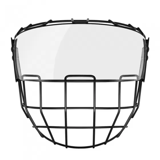 High Quality Two-in-One Ice Hockey Helmet with detachable Visor and Cage for Hockey Players