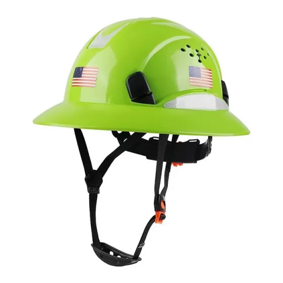 Construction hard hat MSA Full Brim Safety Helmet with ANSI