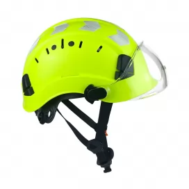 ABS height safety helmet ansi z89.1 construction hard hat helmet with visor