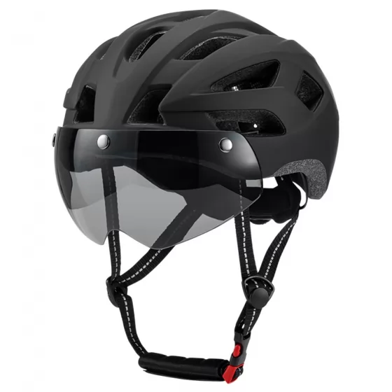 China Manufacture CE Cpsc Certified Road Riding Bike Helmet Bicycle with Magnetic Goggle