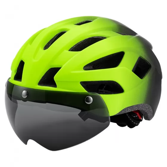 China Manufacture CE Cpsc Certified Road Riding Bike Helmet Bicycle with Magnetic Goggle