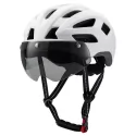 China Manufacture CE Cpsc Certified Road Riding Bike Helmet Bicycle with Magnetic Goggle