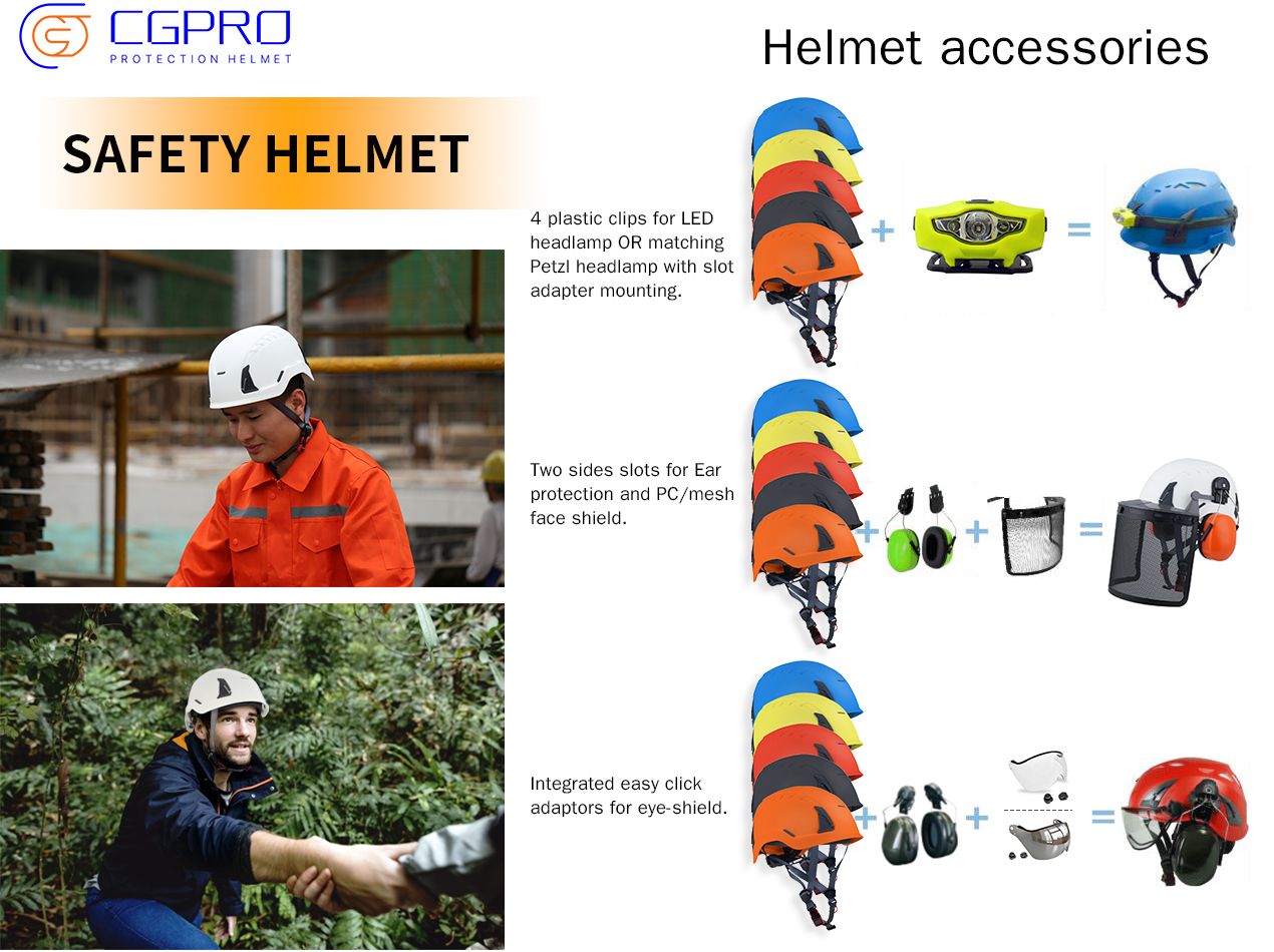 Newest CE Standard Rock Mountain Climbing Helmet Rope Access Protection Safety Helmet